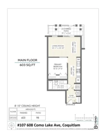Garage Interior Photo of 107 608 Como Lake Avenue, Coquitlam, BC