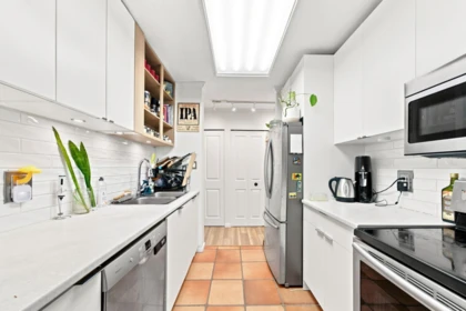 Kitchen Island Photo of 105 1510 W 1st Avenue, Vancouver, BC