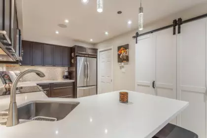 Kitchen Island Photo of 246 2565 W Broadway Street, Vancouver, BC