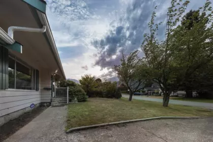 Aerial View of 710 Coquihalla Street, Hope, BC