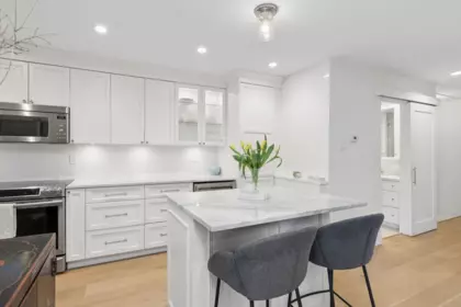 Kitchen Island Photo of 104 2211 West 2nd Ave, Vancouver, BC