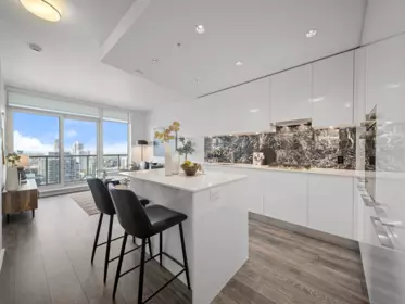 Kitchen Island Photo of 2708 1955 Alpha Way, Burnaby, BC