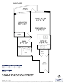 Aerial View of 3301 233 Robson Street, Vancouver, BC