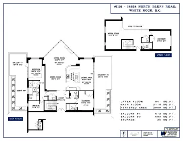1101 14824 North Bluff Road, White Rock, BC, White rock — Apartment/Condo for sale