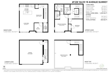 128 16433 19 Avenue, Surrey, BC, Surrey — Townhouse for sale