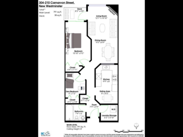 304 210 Carnarvon Street, New Westminster, BC, New Westminster — Apartment/Condo for sale