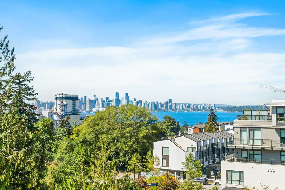 Aerial View of 407 733 E 3rd Street, North Vancouver, BC