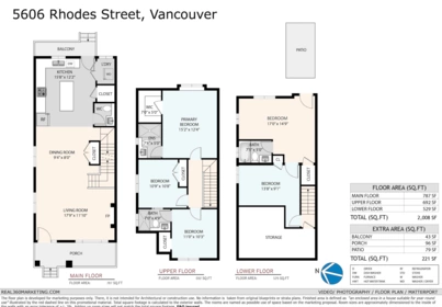 5606 Rhodes Street, Vancouver, BC, Vancouver — Half Duplex for sale