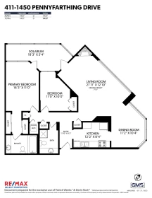 Hallway Photo of 411 1450 Pennyfarthing Drive, Vancouver, BC