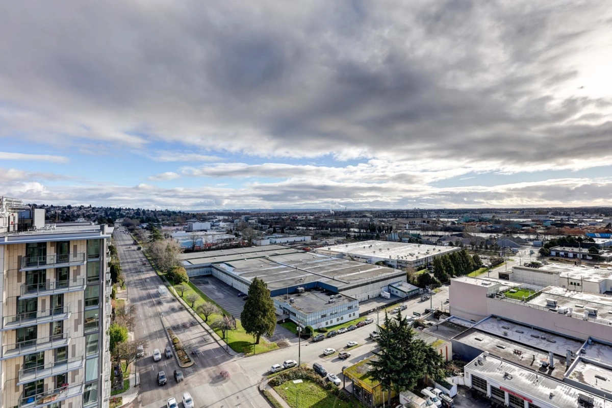 Exterior Rear Photo of 1502 8188 Fraser Street, Vancouver, BC