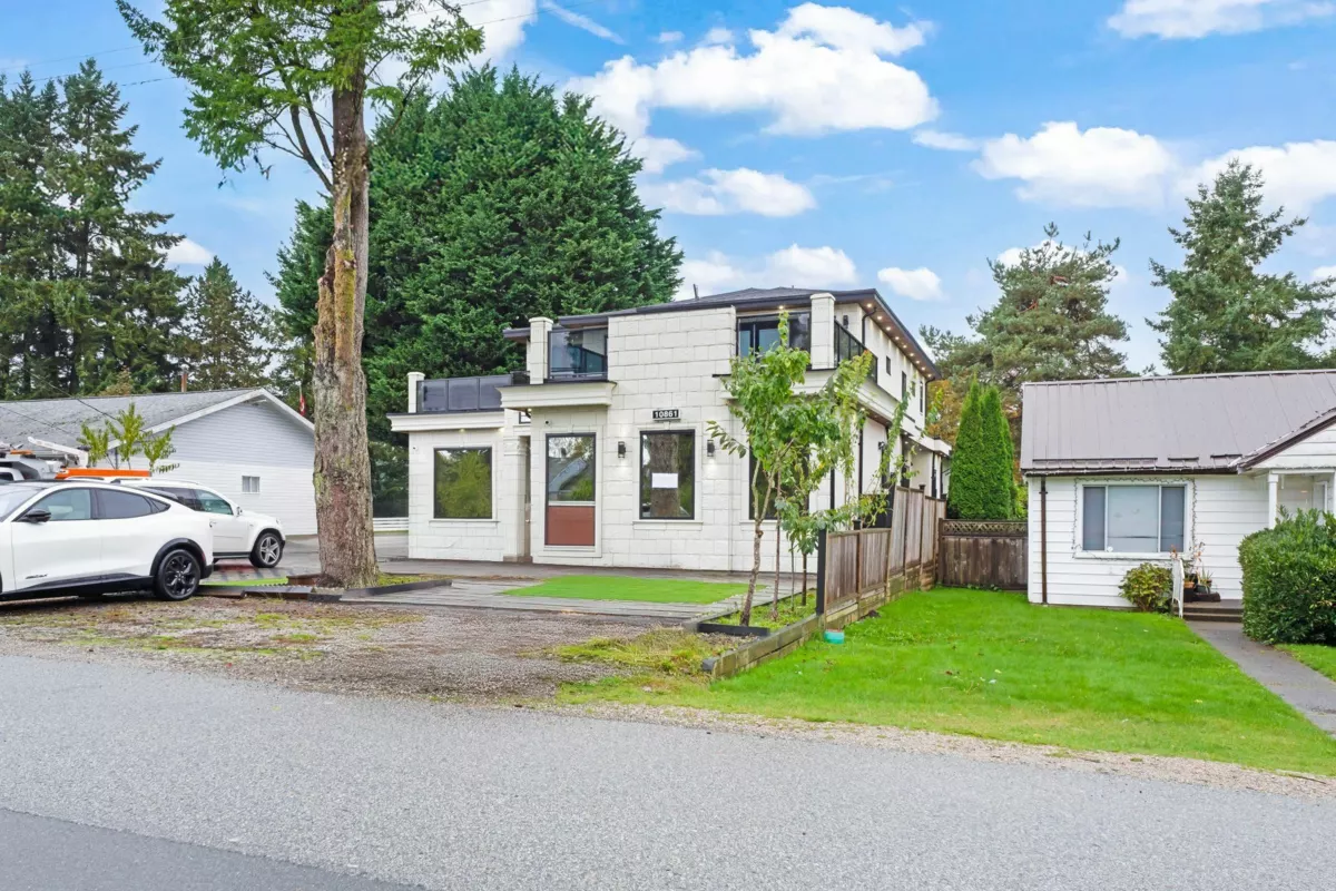 Aerial View of 10861 142a Street, Surrey, BC