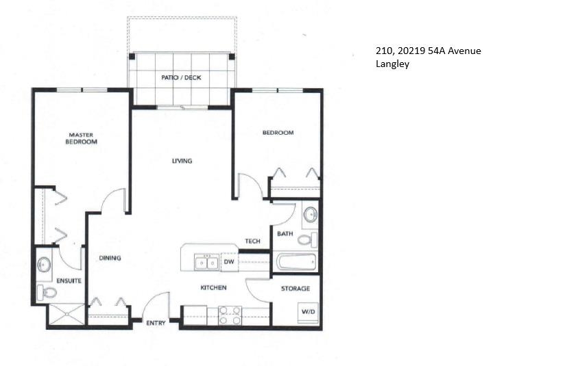 Basement Recreation Room Photo of 210 20219 54a Avenue, Langley, BC
