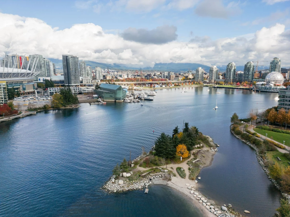 Aerial View of 705 181 W 1st Avenue, Vancouver, BC
