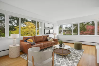 Front exterior of 103 6026 Tisdall Street, Vancouver, BC