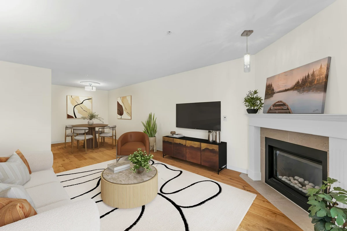 Living Room Photo of 302 4758 53 Street, Delta, BC