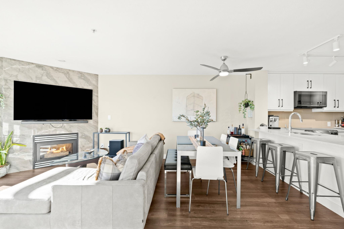 Family Room Photo of 410 124 W 3rd Street, North Vancouver, BC