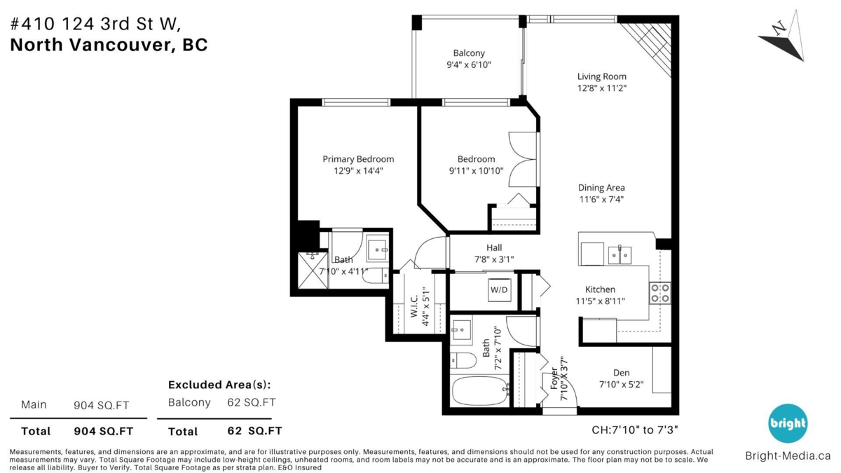 Staircase Photo of 410 124 W 3rd Street, North Vancouver, BC