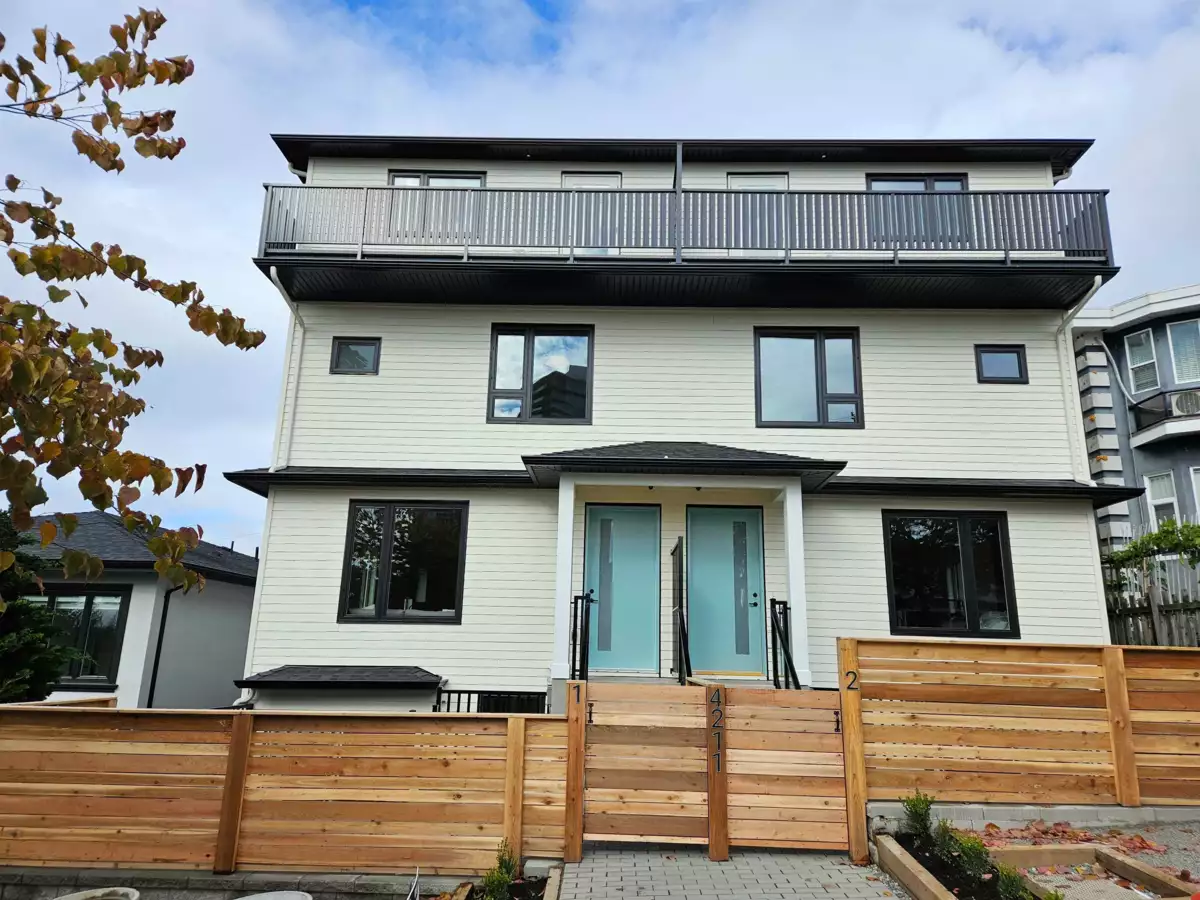 Aerial View of 2 4211 Graveley Street, Burnaby, BC