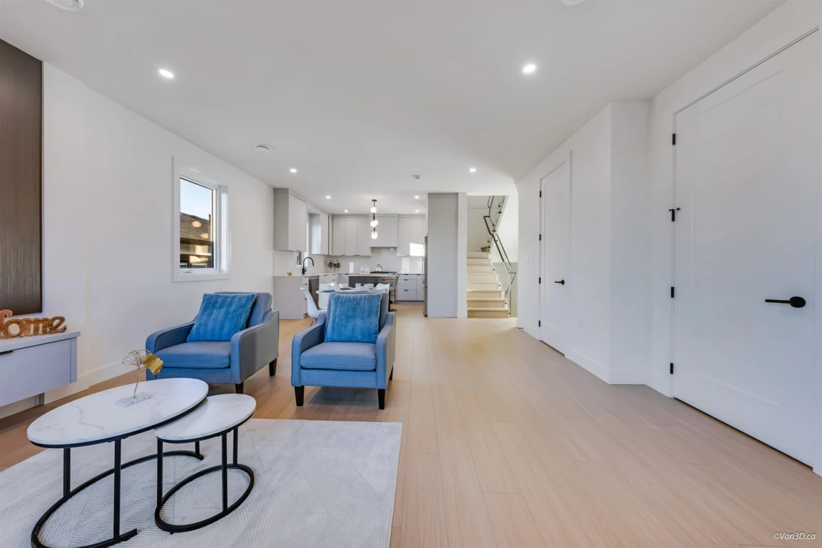 Living Room Photo of 2 4211 Graveley Street, Burnaby, BC