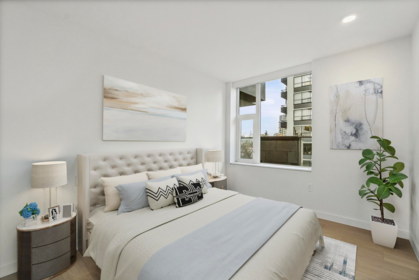 Primary Bedroom Photo of 505 1180 Broughton Street, Vancouver, BC