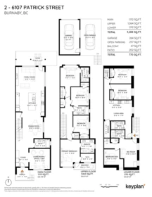 2 6107 Patrick Street, Burnaby, BC, Burnaby — Half Duplex for sale