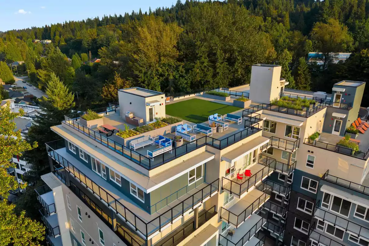 Outdoor Deck Photo of 221 2002 St. George Street, Port Moody, BC