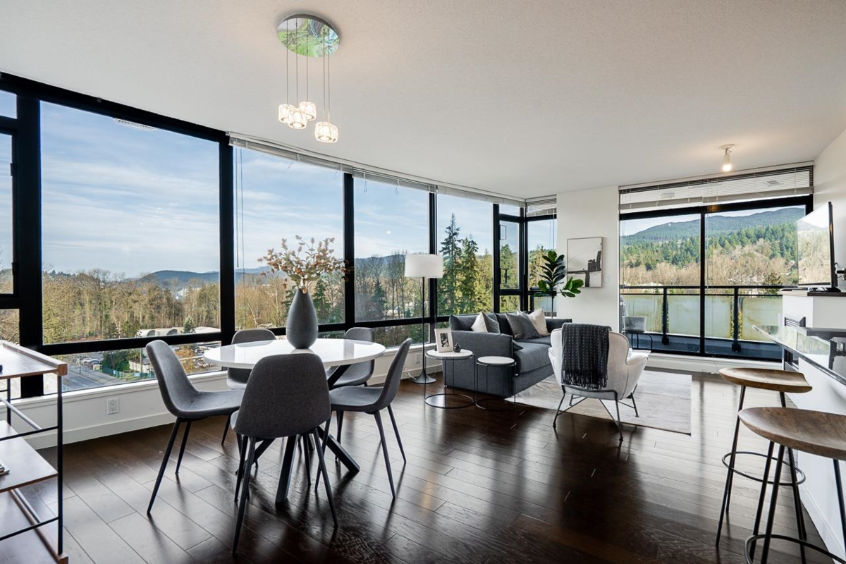 Family Room Photo of 706 110 Brew Street, Port Moody, BC