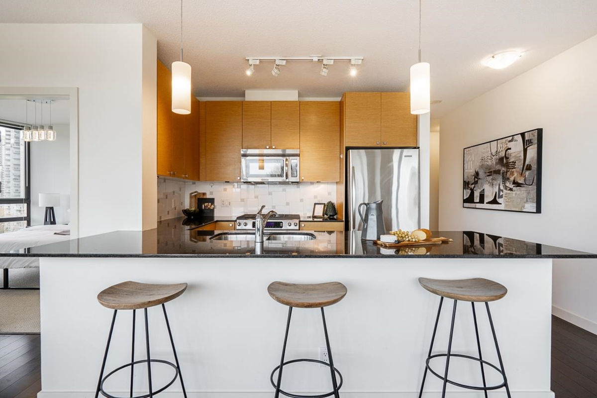 Kitchen Photo of 706 110 Brew Street, Port Moody, BC