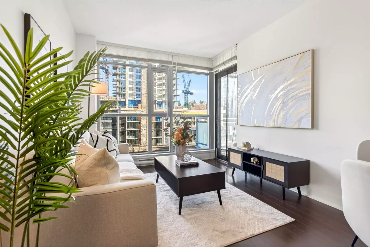 Exterior Rear Photo of 806 3008 Glen Drive, Coquitlam, BC