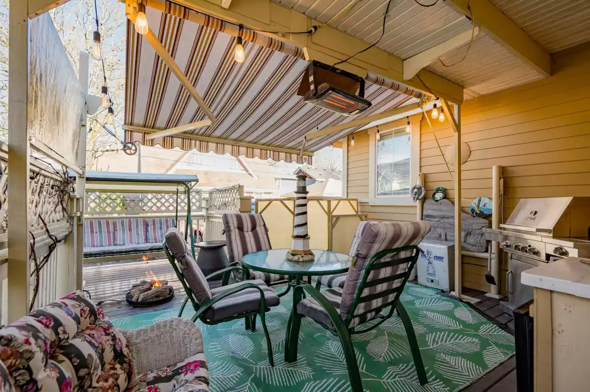 Aerial View of 5877 Garrison Boulevard, Chilliwack, BC