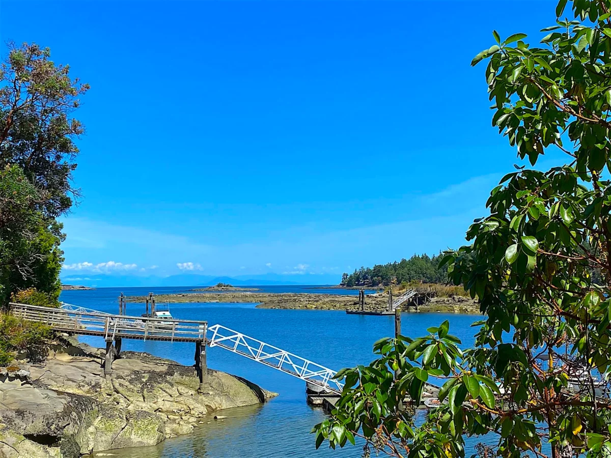 Living Room Photo of 1645 Sturdies Bay Road, Galiano Island, BC
