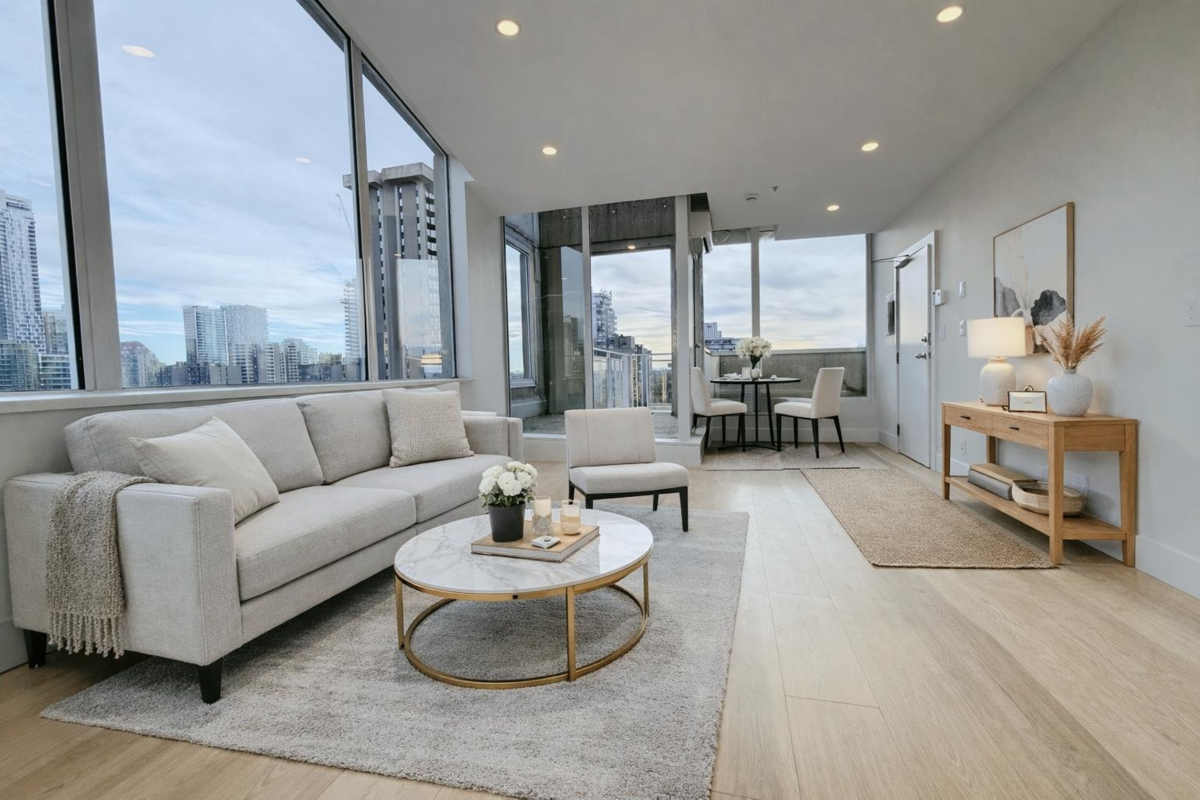 Exterior Rear Photo of 802 1150 Bute Street, Vancouver, BC