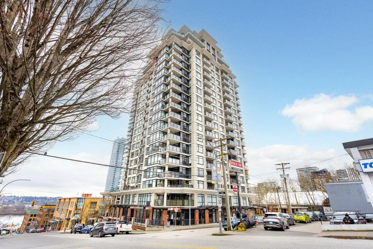 Exterior Rear Photo of 1106 610 Victoria Street, New Westminster, BC