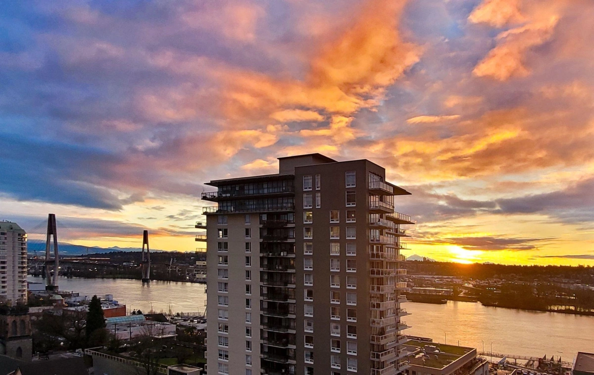 Outdoor Kitchen Photo of 1106 610 Victoria Street, New Westminster, BC