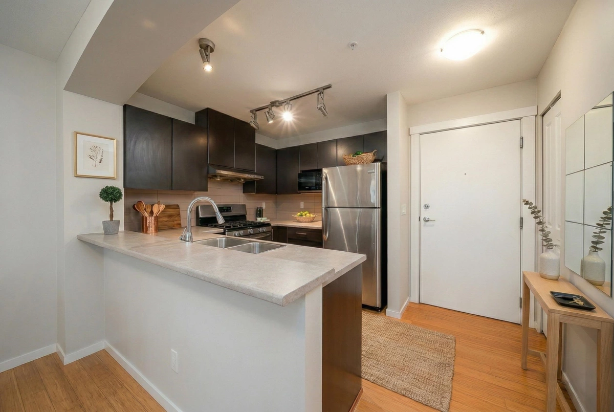 Primary Bedroom Photo of 312 9329 University, Burnaby, BC