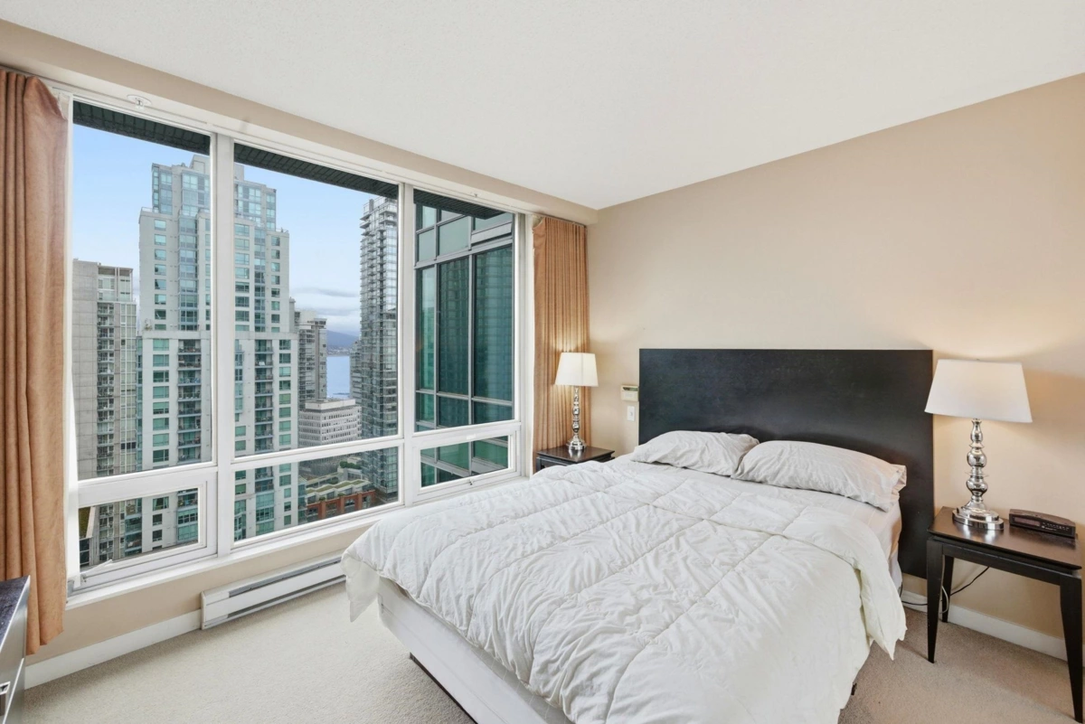 Bedroom 3 Photo of 1903 1288 W Georgia Street, Vancouver, BC