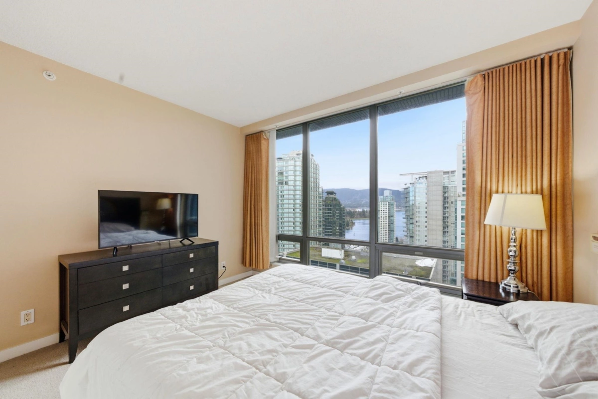 Bedroom 4 Photo of 1903 1288 W Georgia Street, Vancouver, BC