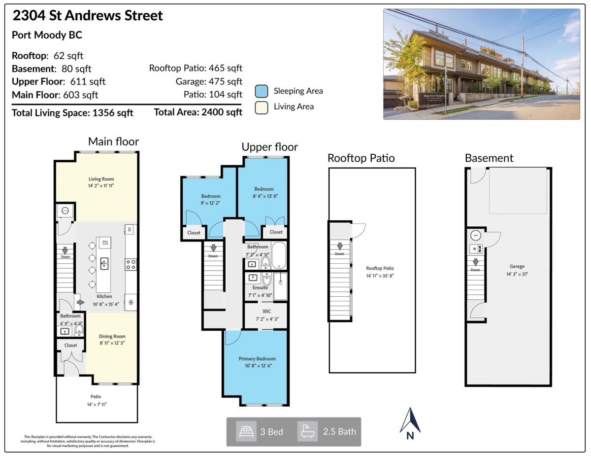 Front Yard Photo of 2304 St Andrews Street, Port Moody, BC