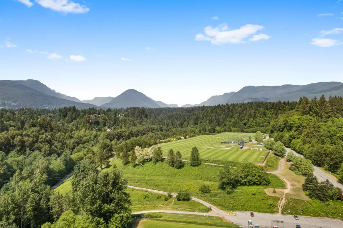 Aerial View of 869 Seymour Boulevard, North Vancouver, BC