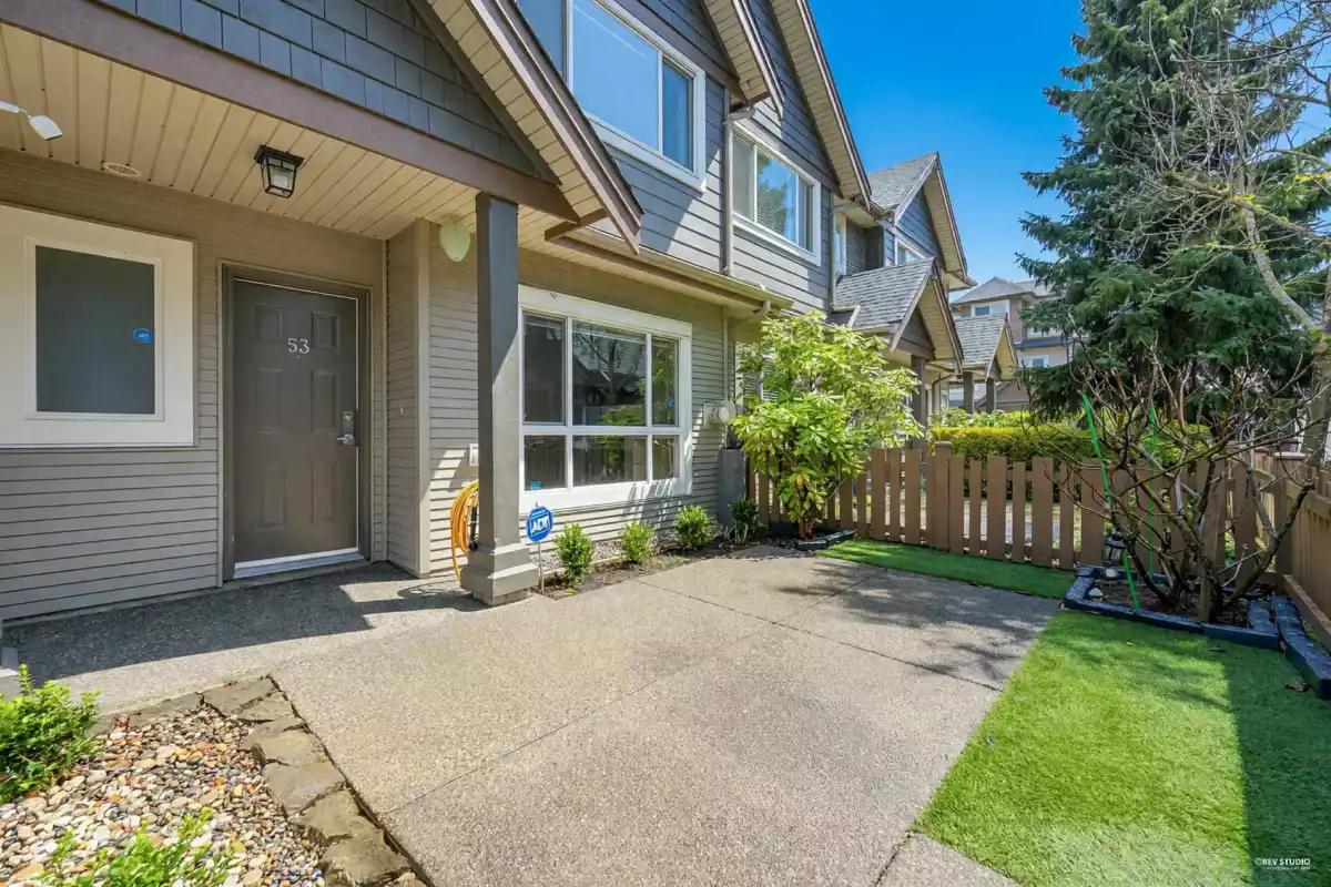 Exterior Rear Photo of 53 7733 Heather Street, Richmond, BC