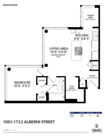 Guest Bathroom Photo of 1001 1723 Alberni Street, Vancouver, BC