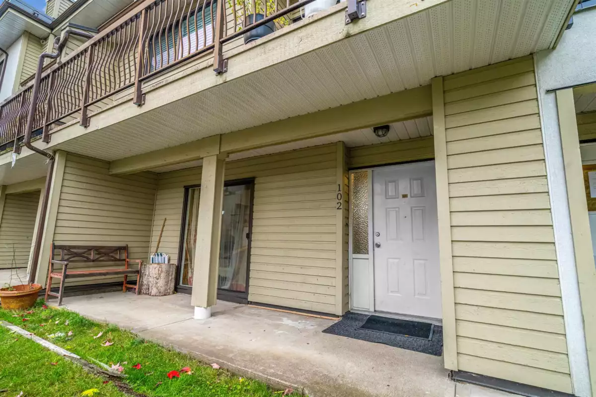 Exterior Rear Photo of 102 7150 133 Street, Surrey, BC