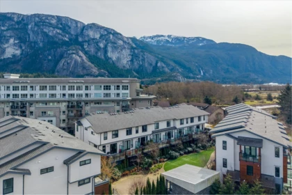 Aerial View of 87 1188 Main Street, Squamish, BC