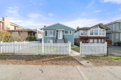 Aerial View of 2506 E 45th Avenue, Vancouver, BC