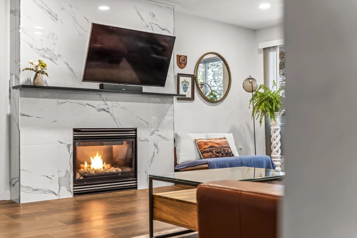 Living Room Photo of 203 2733 Atlin Place, Coquitlam, BC