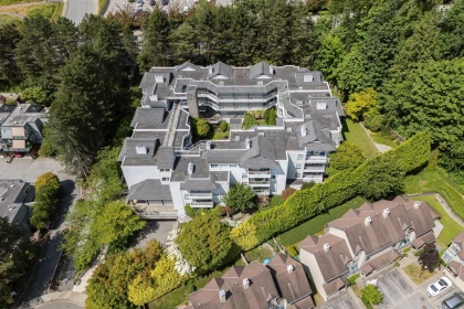Aerial View of 203 2733 Atlin Place, Coquitlam, BC