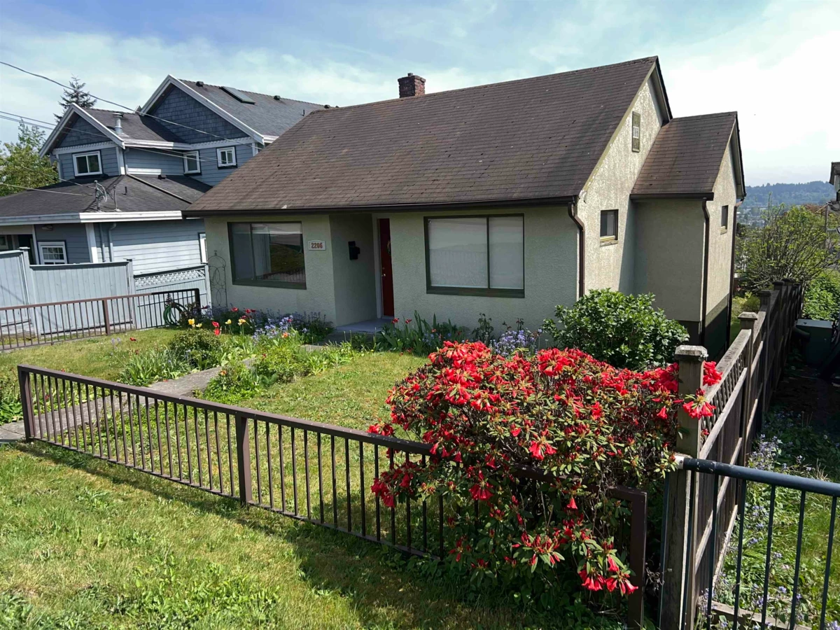 Exterior Rear Photo of 2206 Eighth Avenue, New Westminster, BC