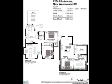 Backyard Photo of 2206 Eighth Avenue, New Westminster, BC