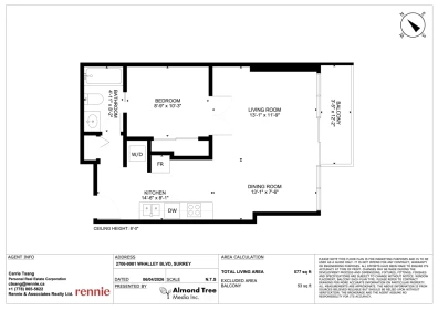 Outdoor Patio Photo of 2706 9981 Whalley Boulevard, Surrey, BC
