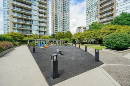 Aerial View of 606 2978 Glen Drive, Coquitlam, BC